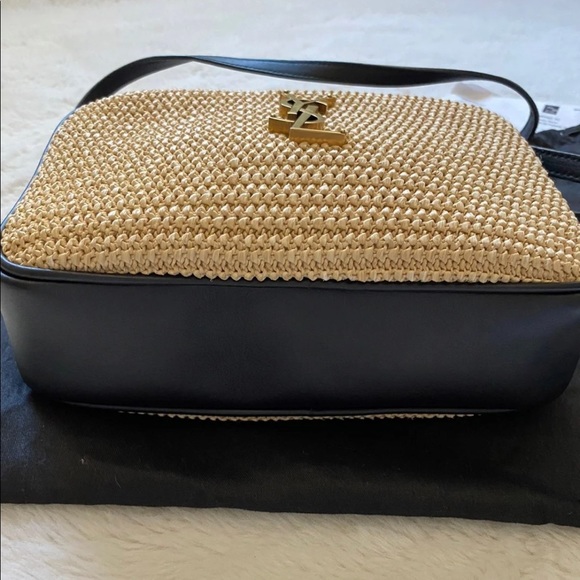 Yves Saint Laurent YSL Raffia Camera Bag - Picture 2 of 16